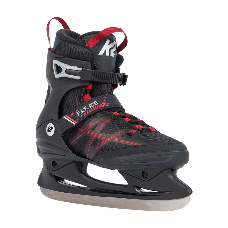 K2 F.I.T. Ice Skates Men's Ice Skates Black/Red UK 5.5-MP: 24.5