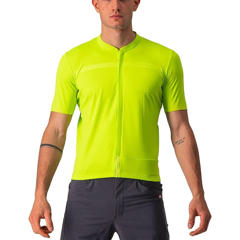 CASTELLI 4522006-383 Unlimited AR JRS Men's Sweatshirt Electric Lime M
