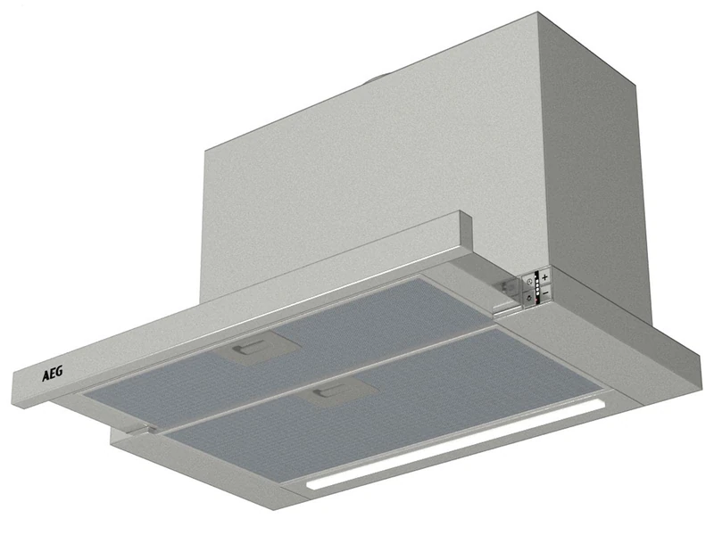 AEG DPE5660M 60cm Cooker Hood 660m³/h Grey