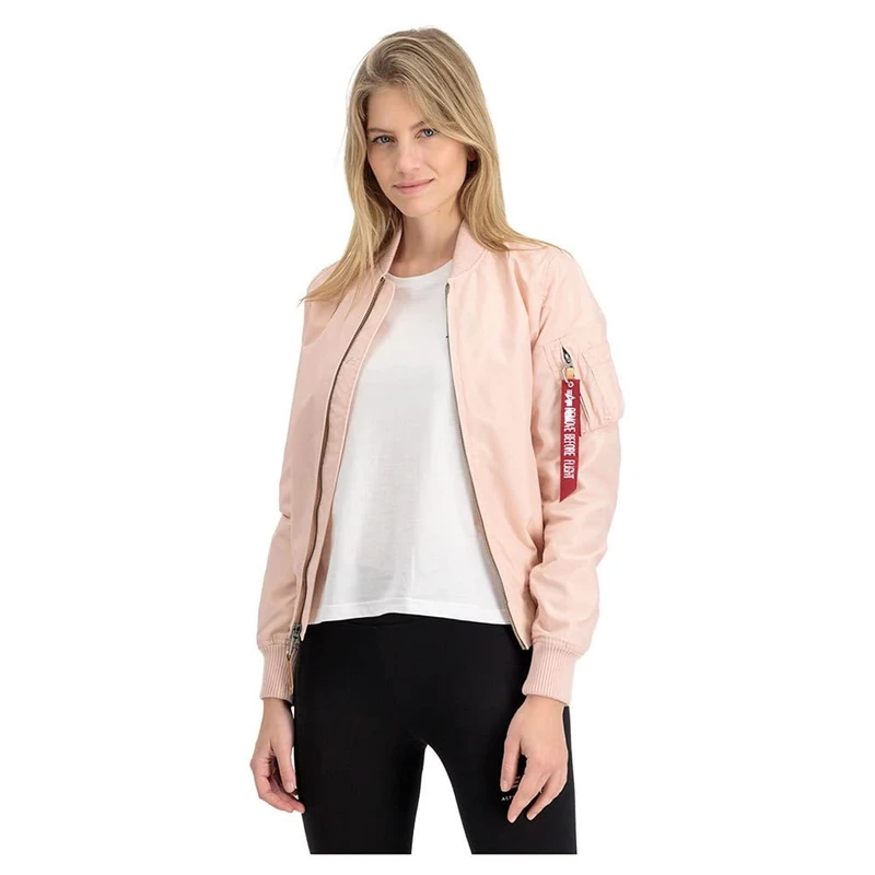 ALPHA INDUSTRIES Women's MA-1 TT Wmn Jacket, pale peach, L