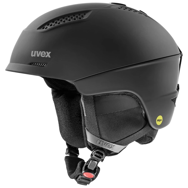 uvex Ultra MIPS - Ski Helmet for Men and Women - MIPS System - Individual Fit - all Black Matt - 59-61 cm