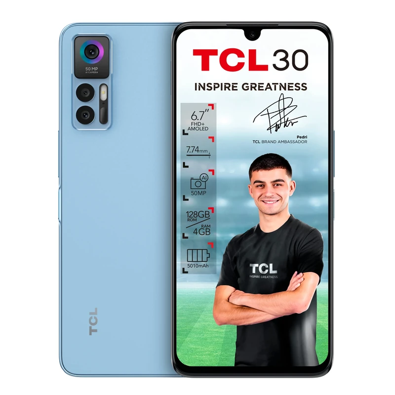 TCL 30 6.7' FHD+ 4GB 64GB Muse Blue