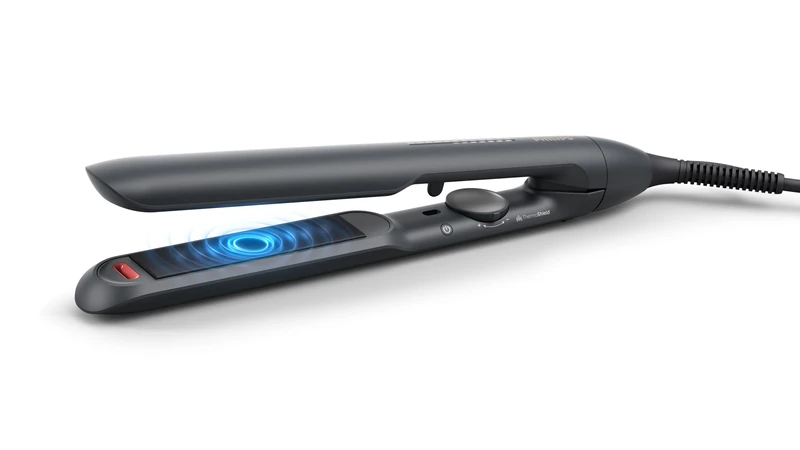 Hair straightener Philips 5000 series with thermoprotective technology, Black [model BHS510/00]