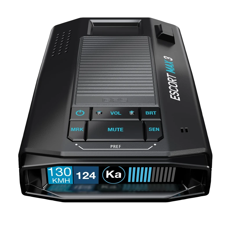 ESCORT MAX 3 International Laser Radar Detector for Cars – Premium Range Bluetooth Speed Camera Detector with Advanced Filtering, Auto Learn Technology, Voice Alerts,OLED Display and Drive Smarter App - Image 1