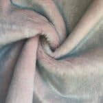 Super Luxury Faux Fur Fabric Material Plush Mint Bubblegum, 1Mtr 150cm x 100cm