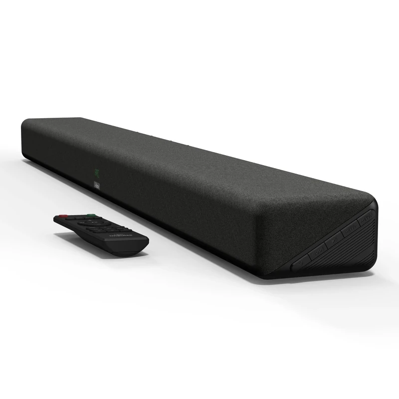 100W Soundbar with Dolby Audio, i-box Impulse Powerful TV Soundbar System with Surround Sound, Bluetooth 5.0, HDMI (ARC), Coax, Optical Input, USB Input, Remote Control – 3D Sound EQ Full Audio Fabric