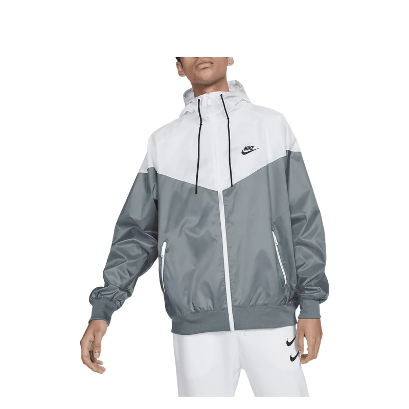 Nike DA0001-084 M NSW SPE WVN LND WR HD JKT Jacket Men's SMOKE GREY/WHITE/SMOKE GREY/BLACK 3XL-T