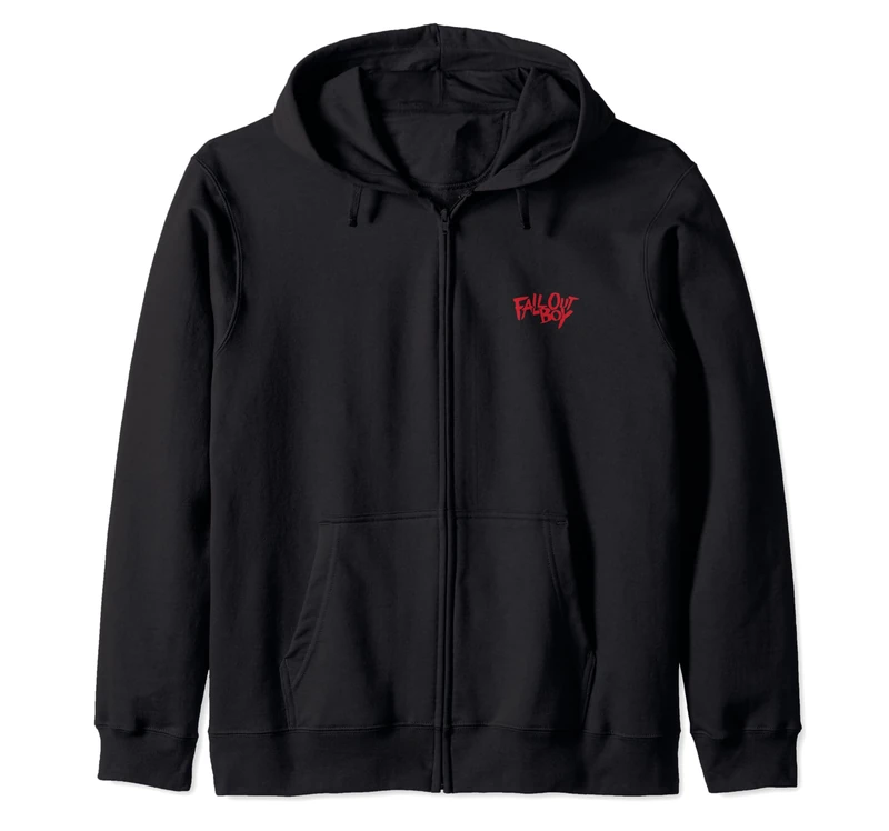 Fall Out Boy - Punk Scratch Photo Zip Hoodie