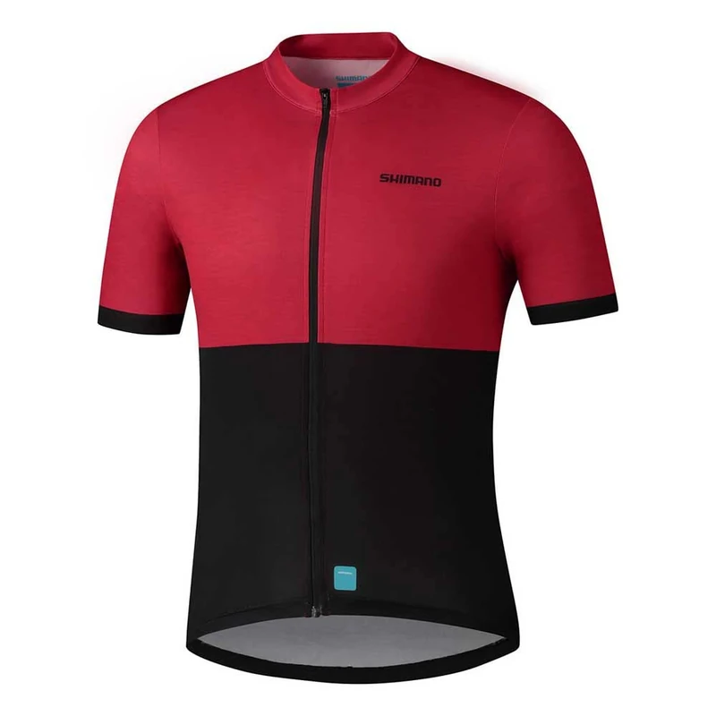 Shimano Clothing Men's Element Jersey, Red, Size S