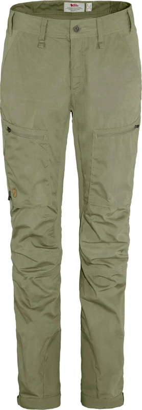 Fjallraven Abisko Lite Trekking TRS W Pants - Light Olive Size 42