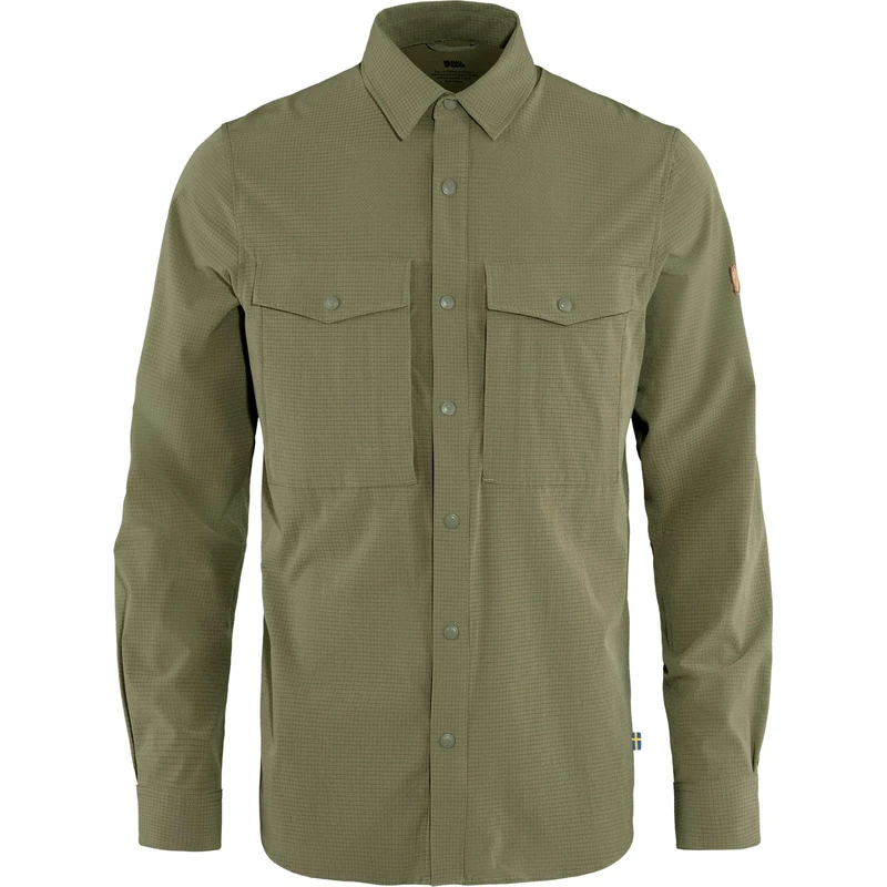 Fjallraven 87935-622 Abisko Trekking Shirt M Shirt Men's Light Olive Size S