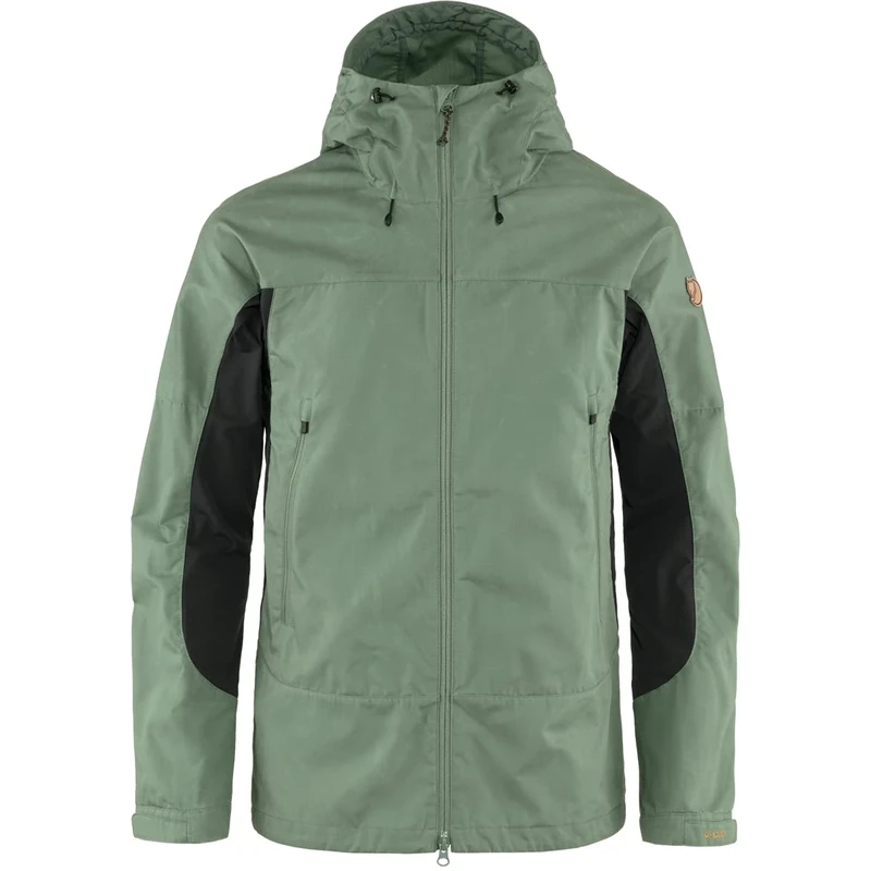 Fjallraven 86132-614-030 Abisko Lite Trekking Jacket M Jacket Men's Patina Green-Dark Grey Size L