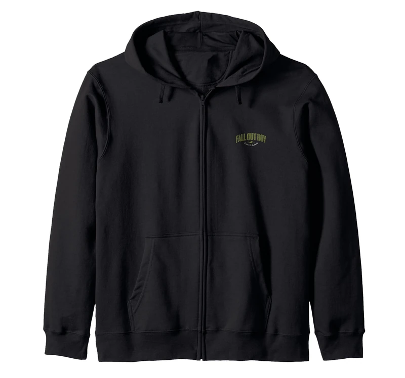 Fall Out Boy - Winged Skull Zip Hoodie