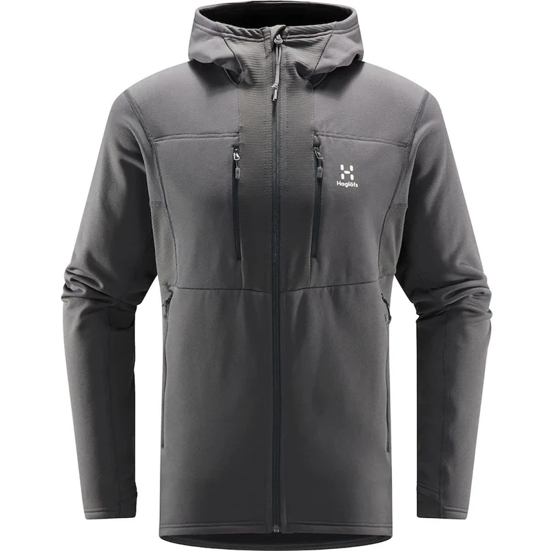 HAGLOFS 604820 2AT ROC NORDIC MID HOOD Sweatshirt Men's MAGNETITE Size XL