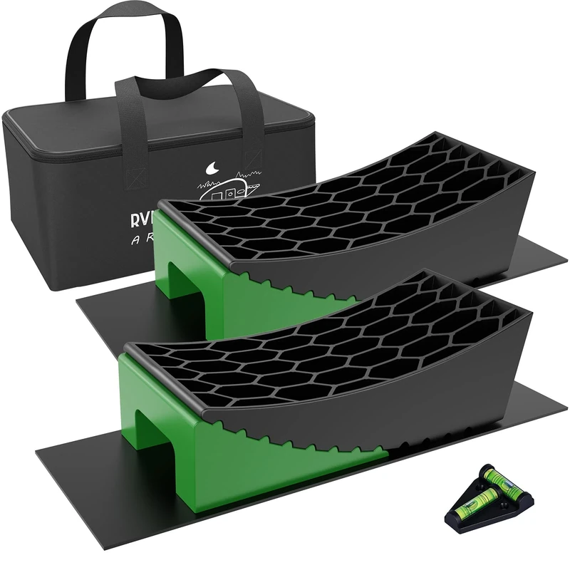 RVMATE 8-Piece RV Leveling Kit - 35,000 lb Capacity, Compatible with RV, Trailer, Motorhome