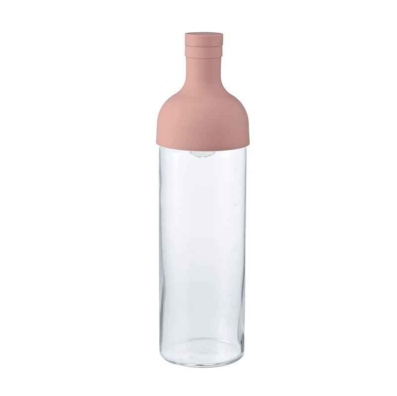 HARIO Cold Brew Tea Bottle with Filter Insert, 750 ml FIB-75-SPR, Smoky Pink - Image 1