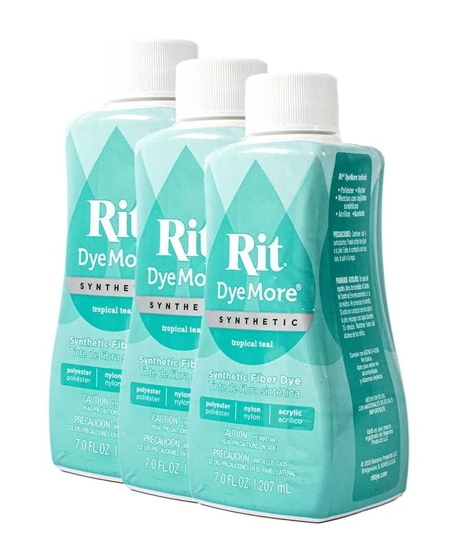 Rit Dye Liquid Synthetic 236ml Tropical Teal Pack of 12