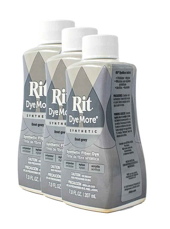 Rit Dye Liquid Synthetic 236ml Frost Grey Pack of 12