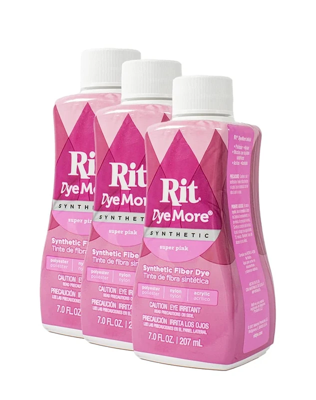 Rit Dye Liquid Synthetic 236ml Super Pink Pack of 12
