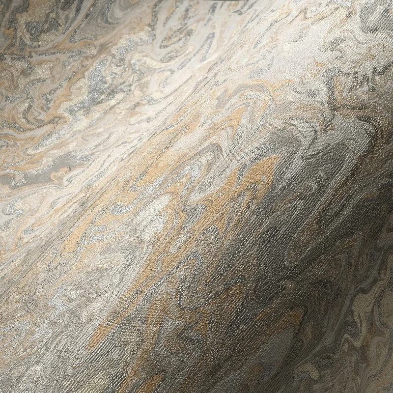 Livingwalls My Home My Spa 383582 Washable Wallpaper Modern Light Orange Non-Woven Wallpaper Beige 10.05 x 0.53 m Made in Germany