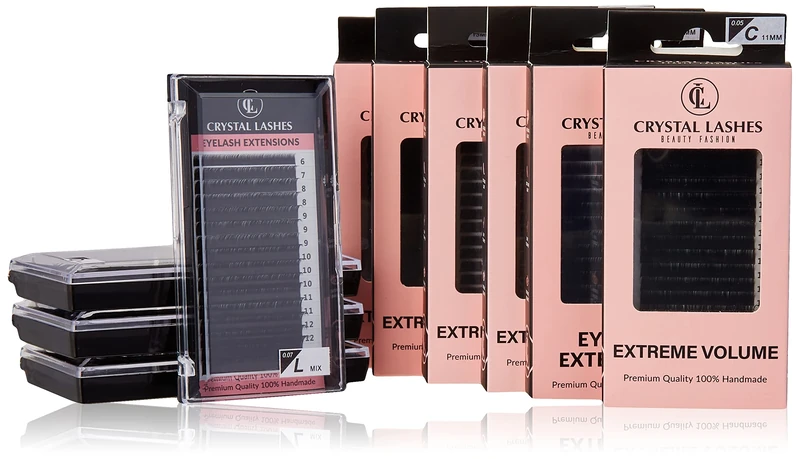 Crystal Lashes Professional Eyelash Styling Tweezers Set