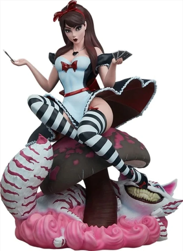 Sideshow Alice in Wonderland: Game of Hearts Edition Statue
