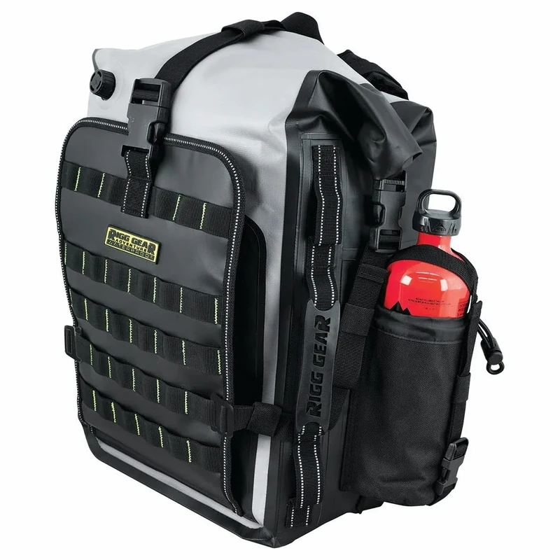 Nelson-Rigg Hurricane Waterproof Backpack/Tail Pack,Black/Gray, 30 Liters