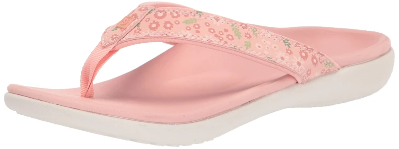 Spenco Women's Yumi Nuevo Floral Flip-Flop, Coral Cloud, 11 - Image 1