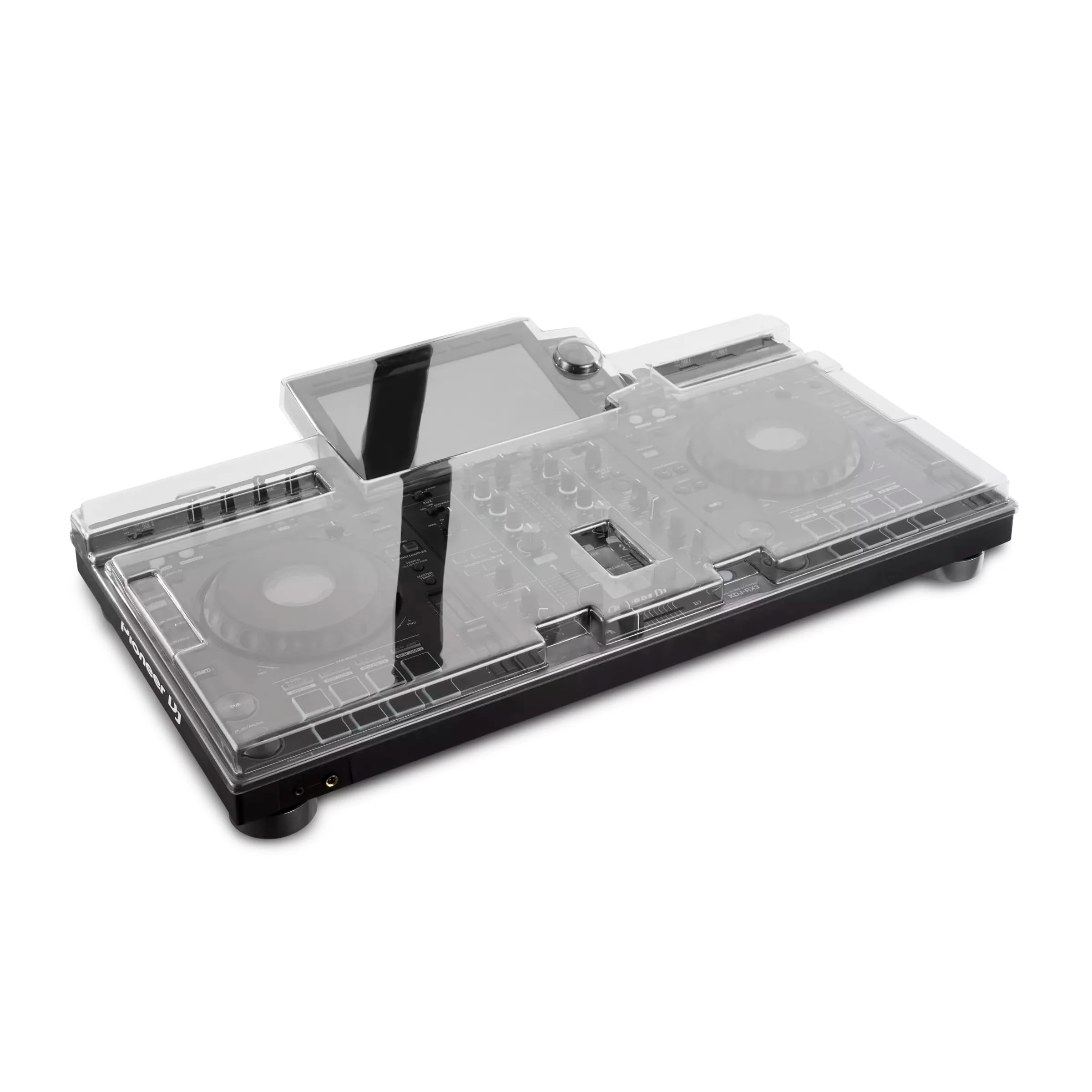 Decksaver Cover for Pioneer DJ XDJ-RX3 - Super-Durable Polycarbonate Protective lid in Smoked Clear Colour, Made in The UK - The DJs' Choice for Unbeatable Protection