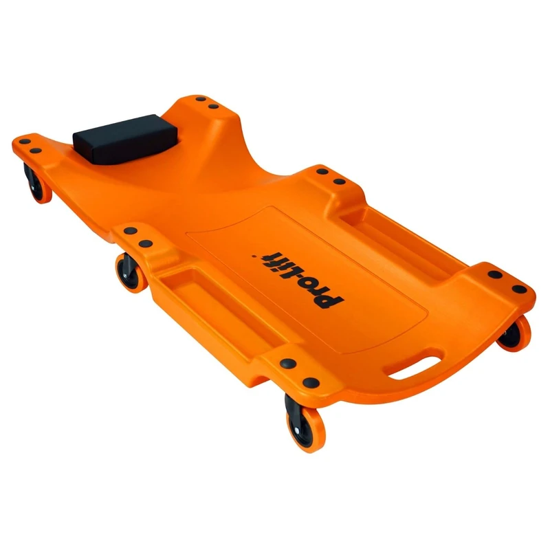 Pro-Lift Mechanic Plastic Creeper - 350 Lbs Capacity - Orange