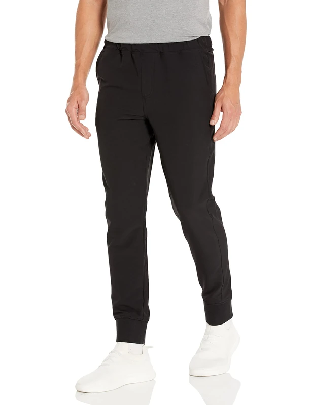 Jockey Men's Horizon Jogger Sweatpants, Black, X-Large