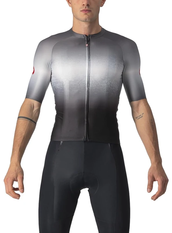CASTELLI 4522014-085 AERO Race 6.0 Jersey Sweatshirt Men's Light Black/Dark Gray XS
