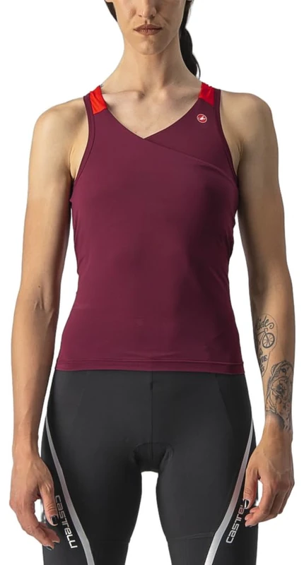 CASTELLI 4522062-421 SOLARIS TOP Sweatshirt Women's Bordeaux/Red XL