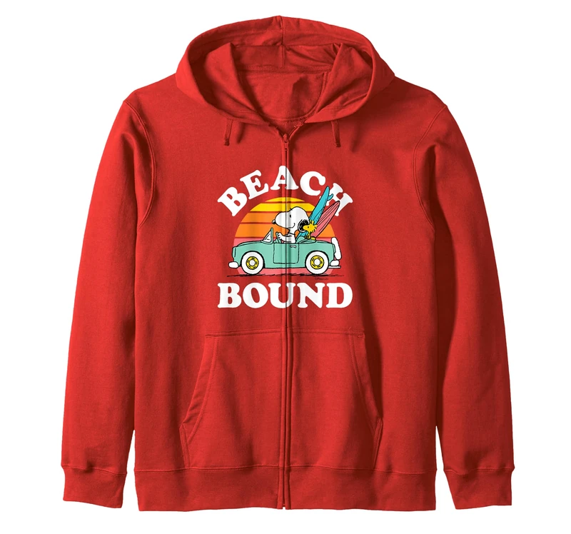 Peanuts - Snoopy Beach Bound Zip Hoodie