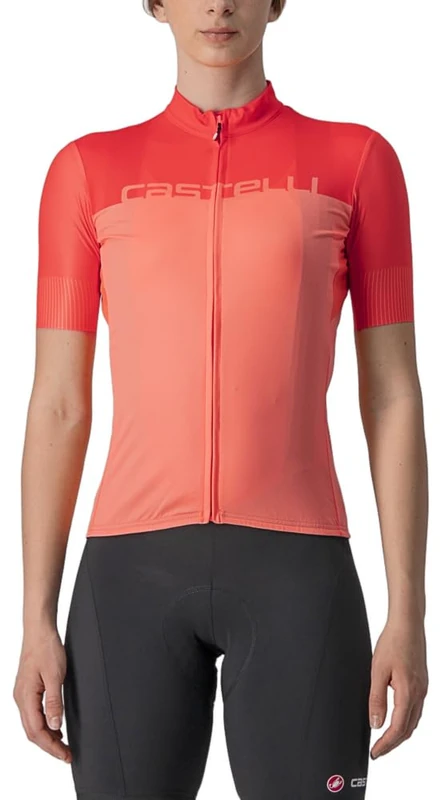 CASTELLI 4522065-583 VELOCISSIMA JRS Sweatshirt Women's Coral Flash/Brilliant Pink XL