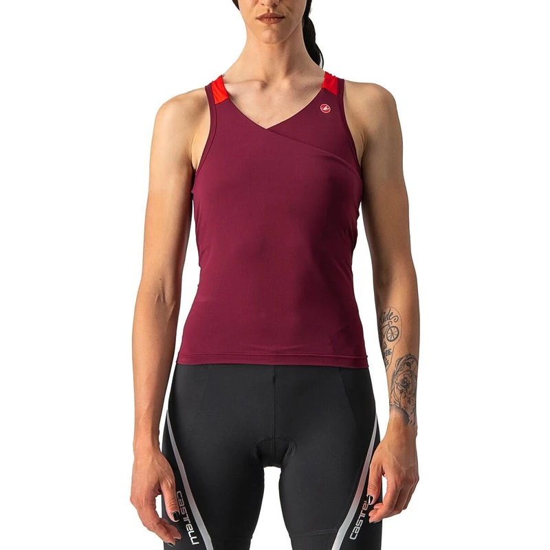 CASTELLI 4522062-421 SOLARIS TOP Sweatshirt Women's Bordeaux/Red L