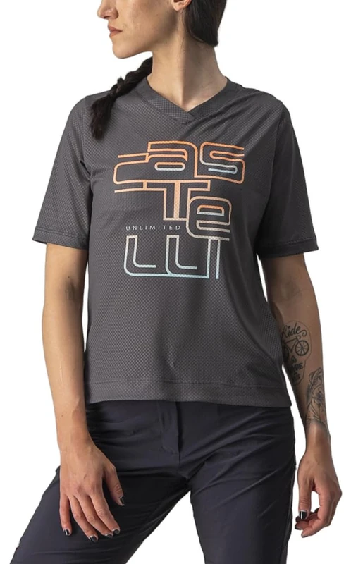 CASTELLI 4522054-030 Trail TECH W TEE T-Shirt Women's Dark Gray M