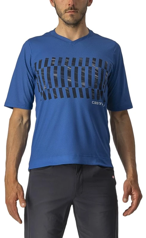 CASTELLI Trail Tech Short Sleeve T-Shirt L Blue