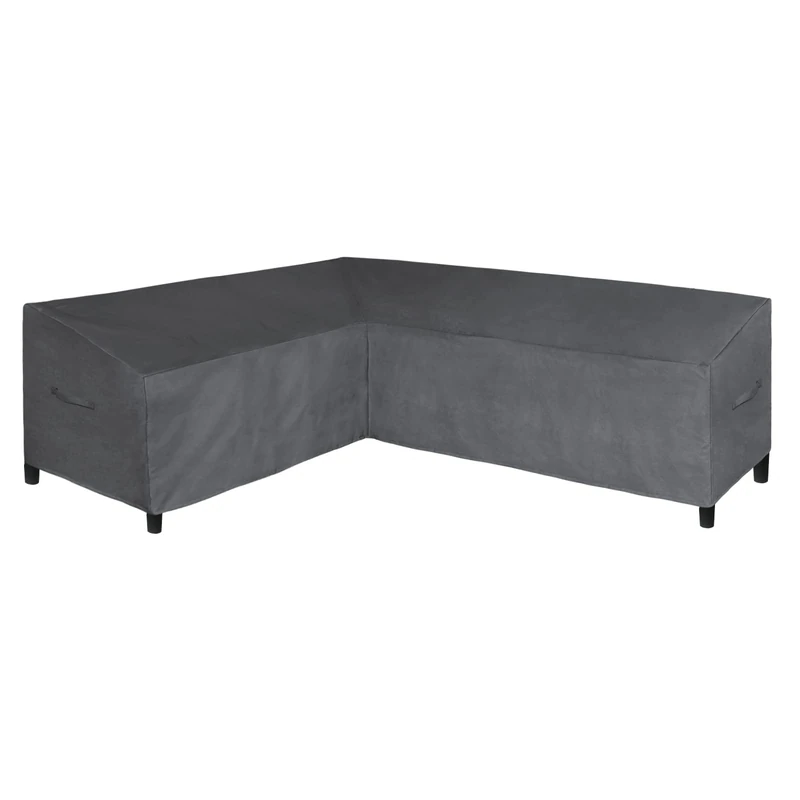 Easy-Going Patio L-Shaped Sectional Sofa Cover, 83“X104 Waterproof Outdoor Sectional Cover, Heavy Duty Garden Furniture Cover with Air Vent (Left Facing, Dark Gray)