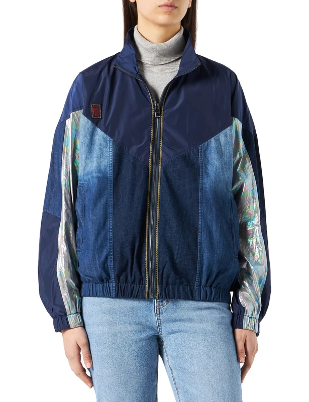 Desigual Women's Jackets, blue, L