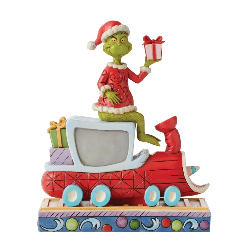 Enesco Jim Shore Grinch On Train Figurine Figurine