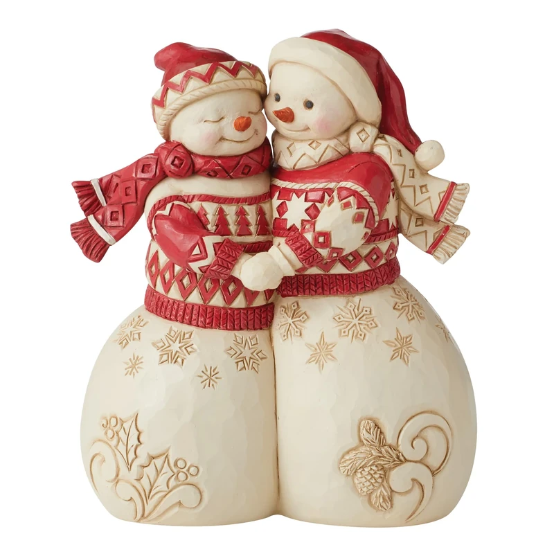 Jim Shore Heartwood Creek - Snowman Couple Figurine