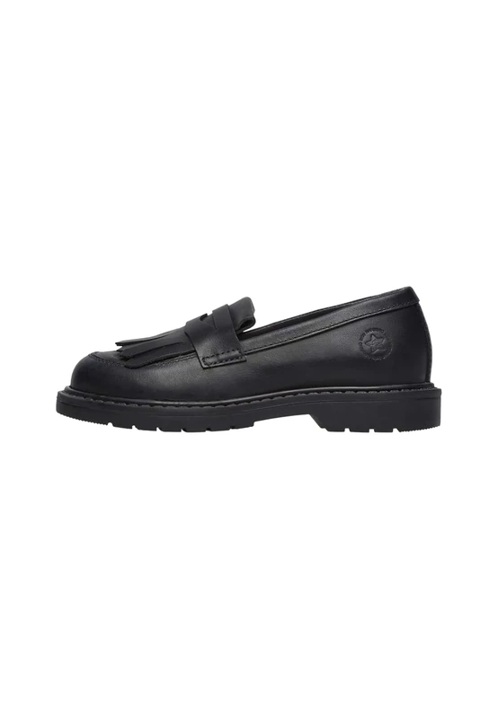 Naturino Big Ben, Girls Loafer, Black, 12 UK, Black, 30 EU