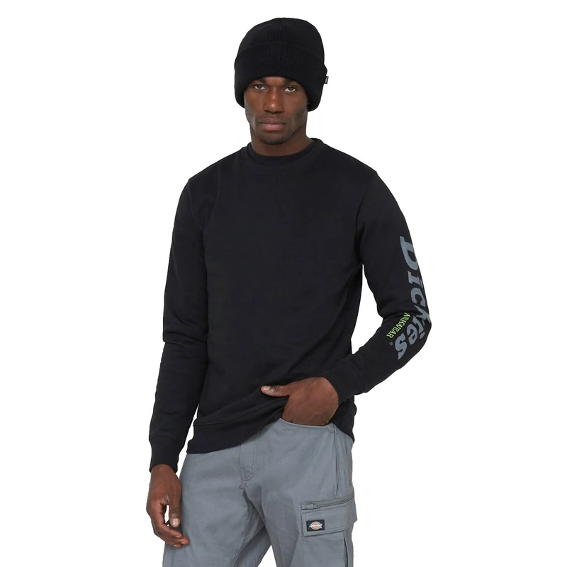 Dickies, Men's, OKEMO GRAPHIC SWEATSHIRT (BCI), BLACK, M - Image 1