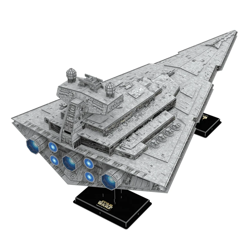 University Games Star Wars Imperial Star Destroyer Model Kit, Grey