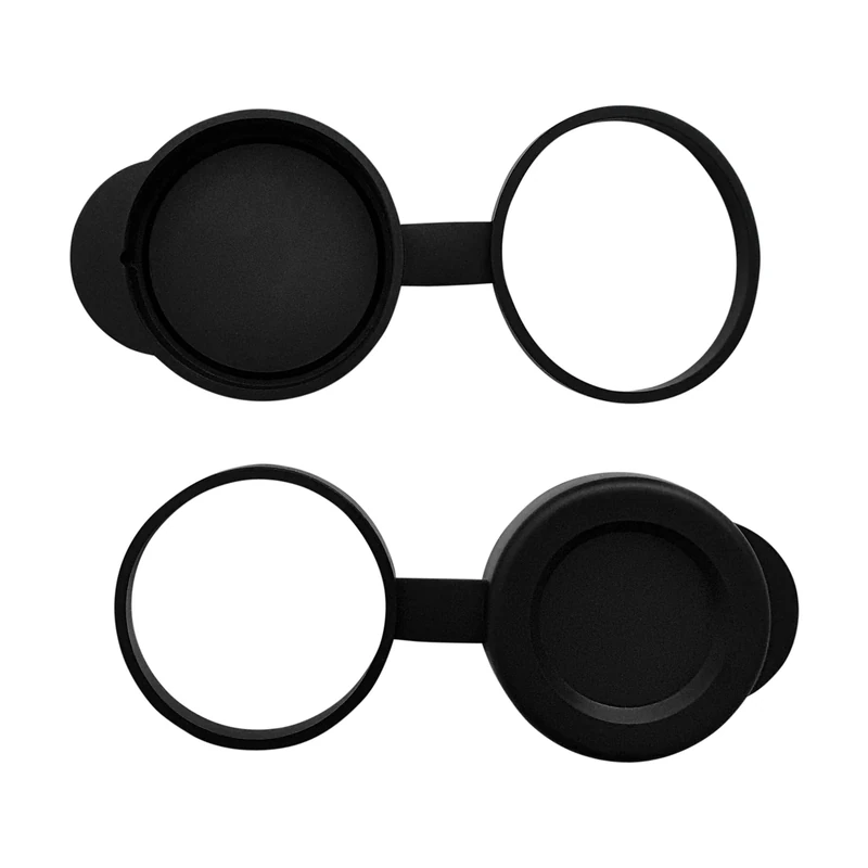 32mm Binocular/Monocular Objective Lens Caps Internal Diameter 45.3-46.5mm Rubber Cover Set Black - Image 1