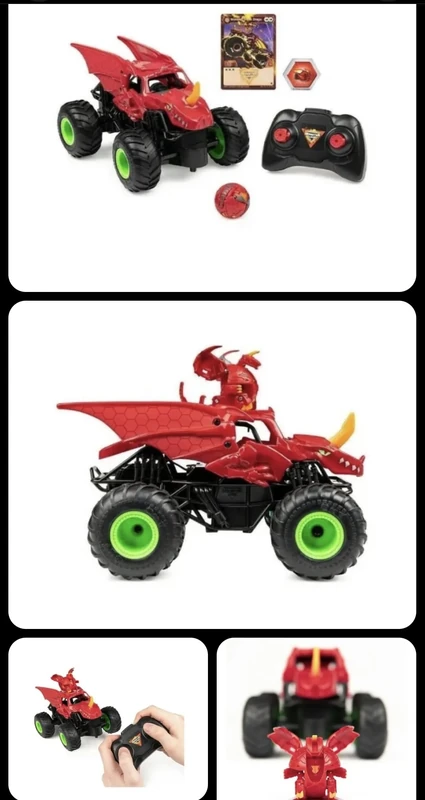 Monster Jam RC 1:24 Bakugan Dragonoid
