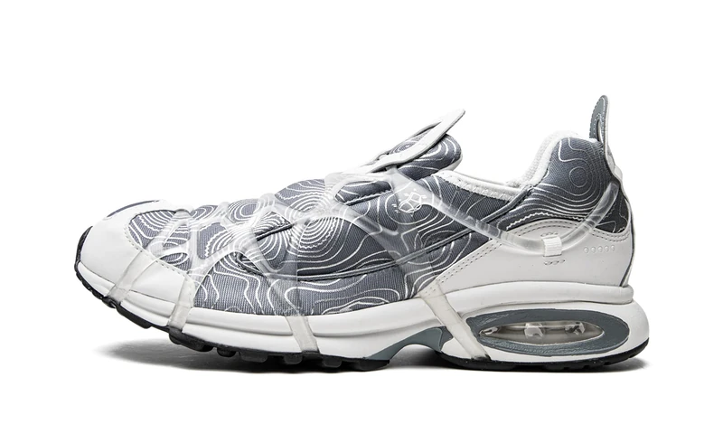 Nike Men's Air Kukini Sneaker, White/Grey/Navy, 9 UK