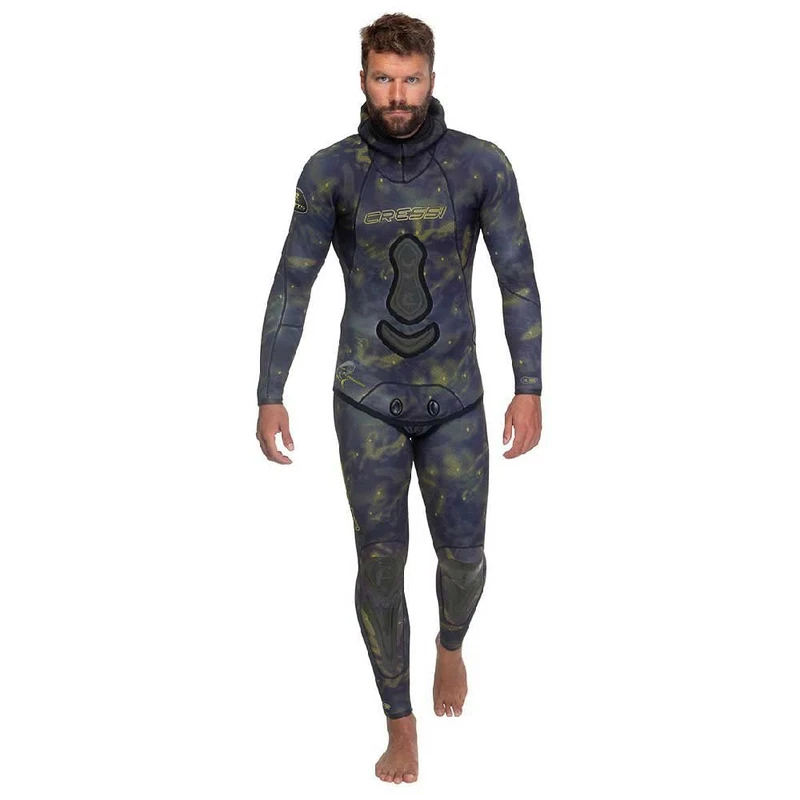 Cressi Tracina Spear q Men's Neoprene Jacket, Camo, Medium