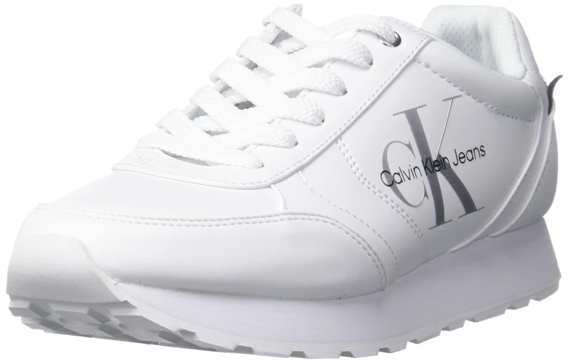 Calvin Klein Women's Cayle2 Sneaker, White, 9.5